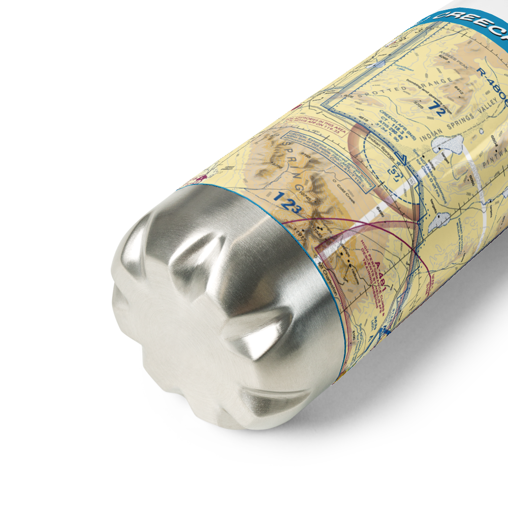 Creech Air Force Base (INS) VFR Sectional Water Bottle 