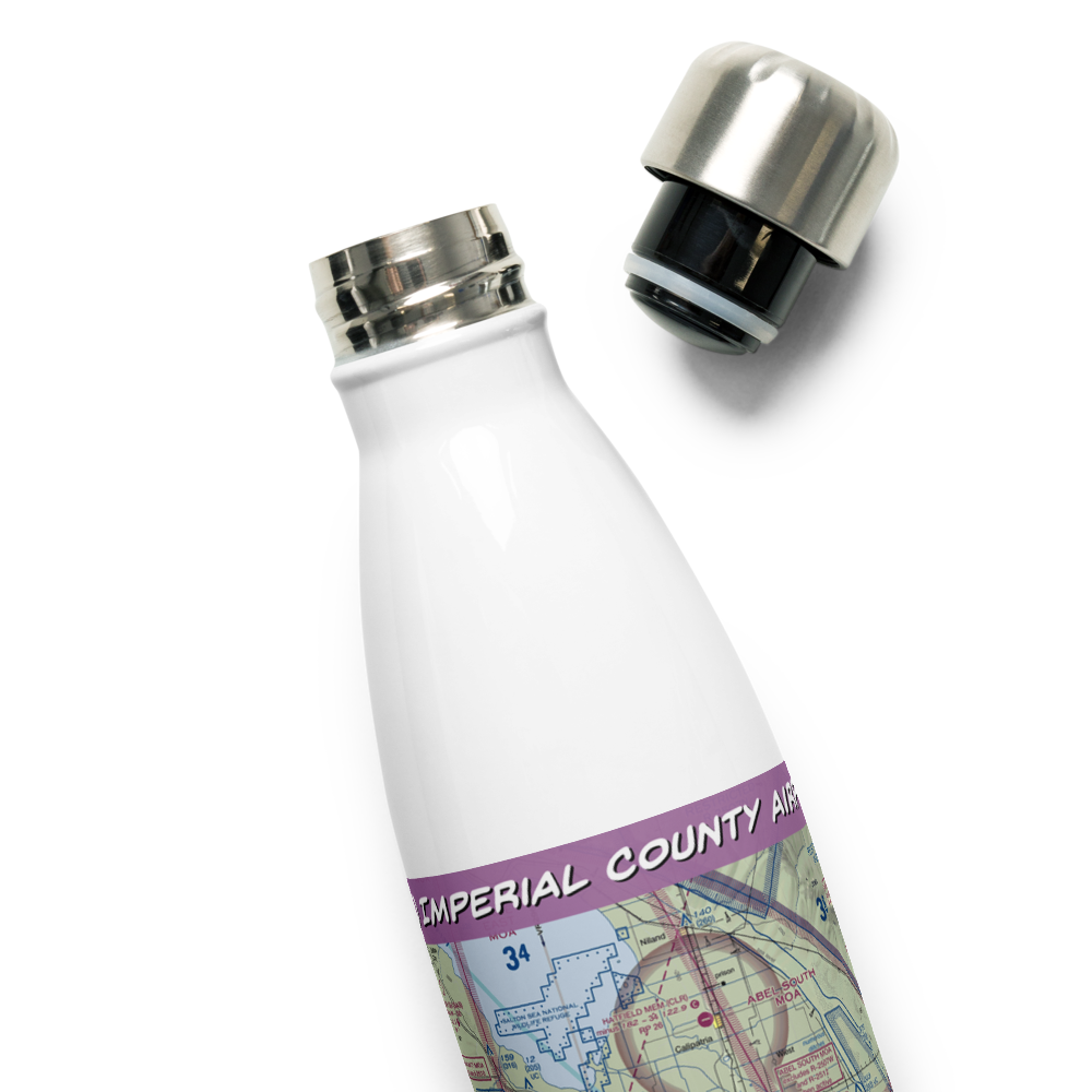 Imperial County Airport (IPL) VFR Sectional Water Bottle 