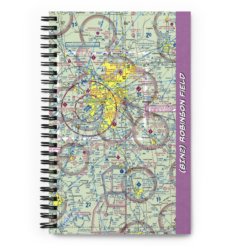 Robinson Field (8IN2) VFR Sectional Notebook 