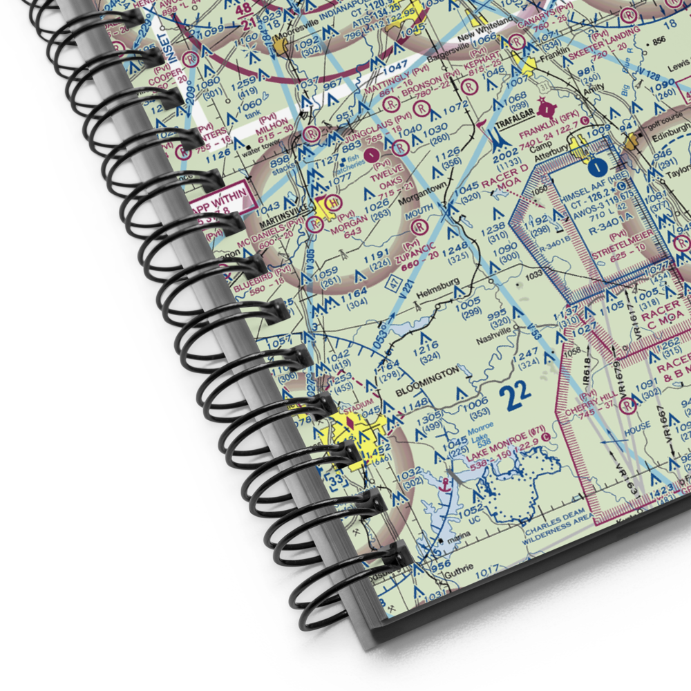 Robinson Field (8IN2) VFR Sectional Notebook 