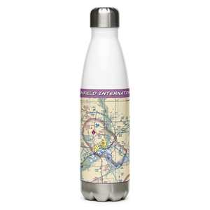 Sloulin Field International Airport (ISN) VFR Sectional Water Bottle