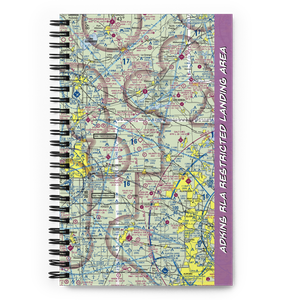Adkins RLA Restricted Landing Area (8IL0) VFR Sectional Notebook
