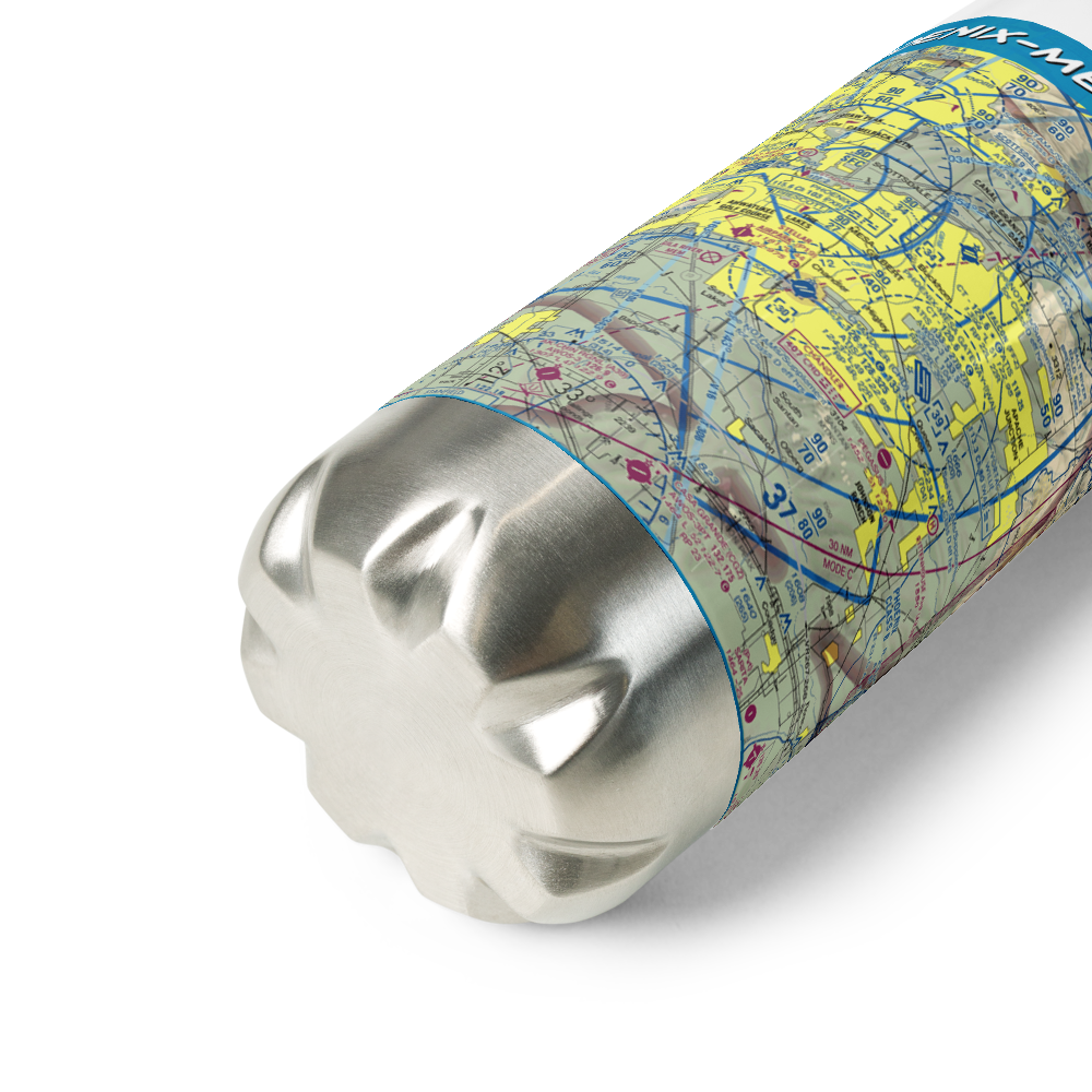 Phoenix-Mesa-Gateway Airport (IWA) VFR Sectional Water Bottle 