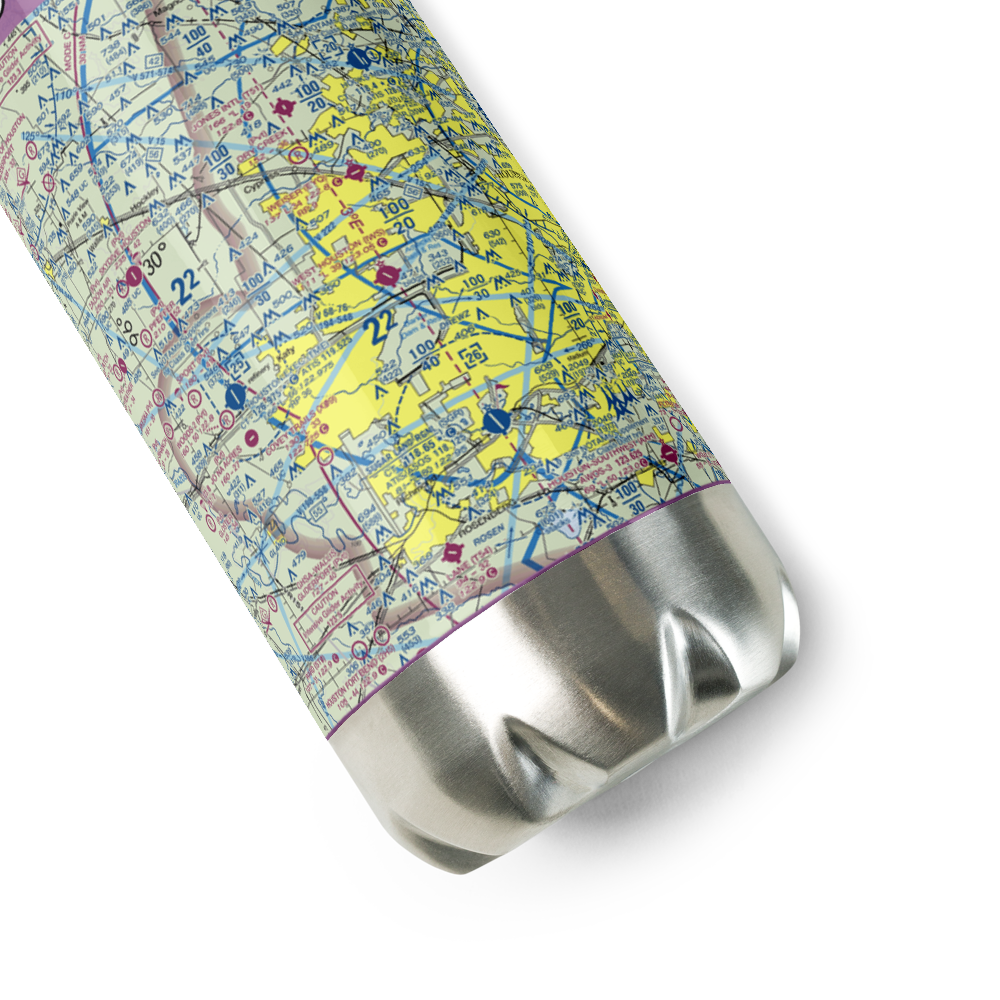 West Houston Airport (IWS) VFR Sectional Water Bottle 