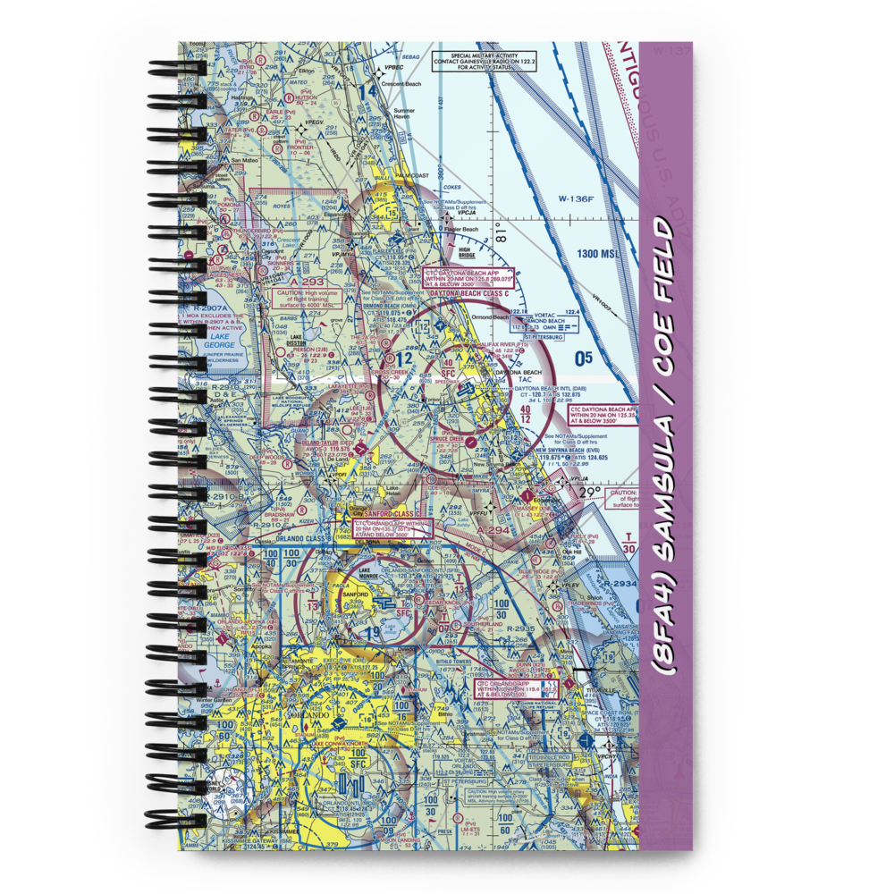 Samsula / Coe Field (8FA4) VFR Sectional Notebook 