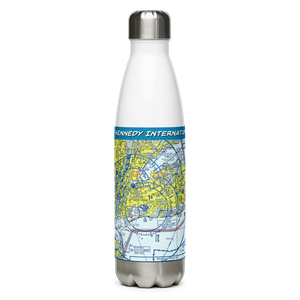 John F Kennedy International Airport (JFK) VFR Sectional Water Bottle