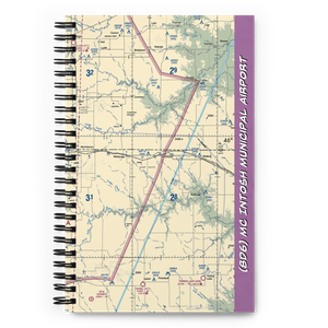 Mc Intosh Municipal Airport (8D6) VFR Sectional Notebook