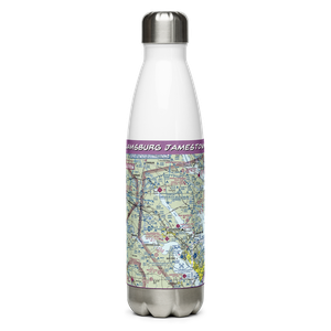 Williamsburg Jamestown Airport (JGG) VFR Sectional Water Bottle