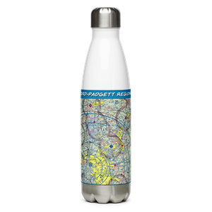 Concord-Padgett Regional Airport (JQF) VFR Sectional Water Bottle