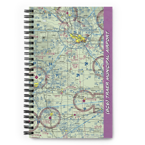 Traer Municipal Airport (8C6) VFR Sectional Notebook