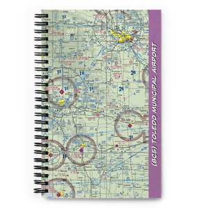 Toledo Municipal Airport (8C5) VFR Sectional Notebook