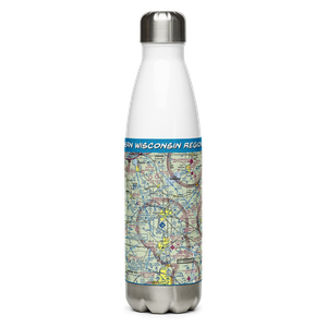 Southern Wisconsin Regional Airport (JVL) VFR Sectional Water Bottle