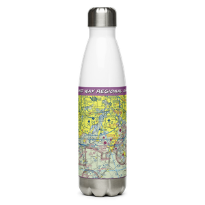 Mid Way Regional Airport (JWY) VFR Sectional Water Bottle