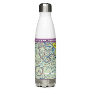 St Clair Regional Airport (K39) VFR Sectional Water Bottle