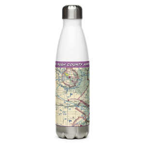 Rush County Airport (K94) VFR Sectional Water Bottle