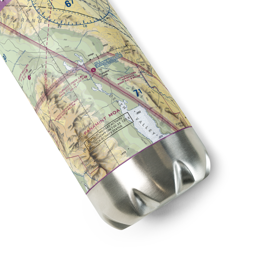 Furnace Creek Airport (L06) VFR Sectional Water Bottle 