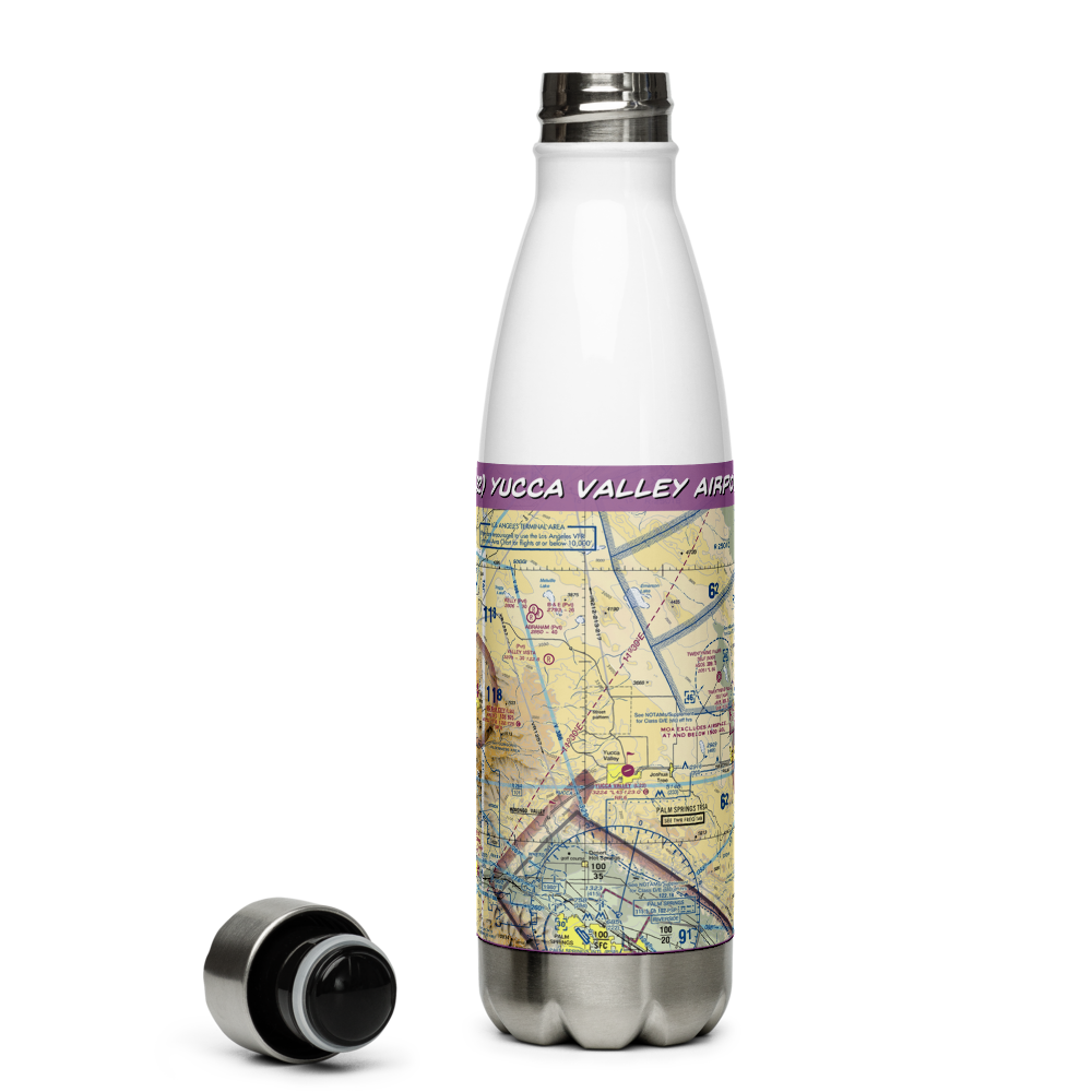 Yucca Valley Airport (L22) VFR Sectional Water Bottle 