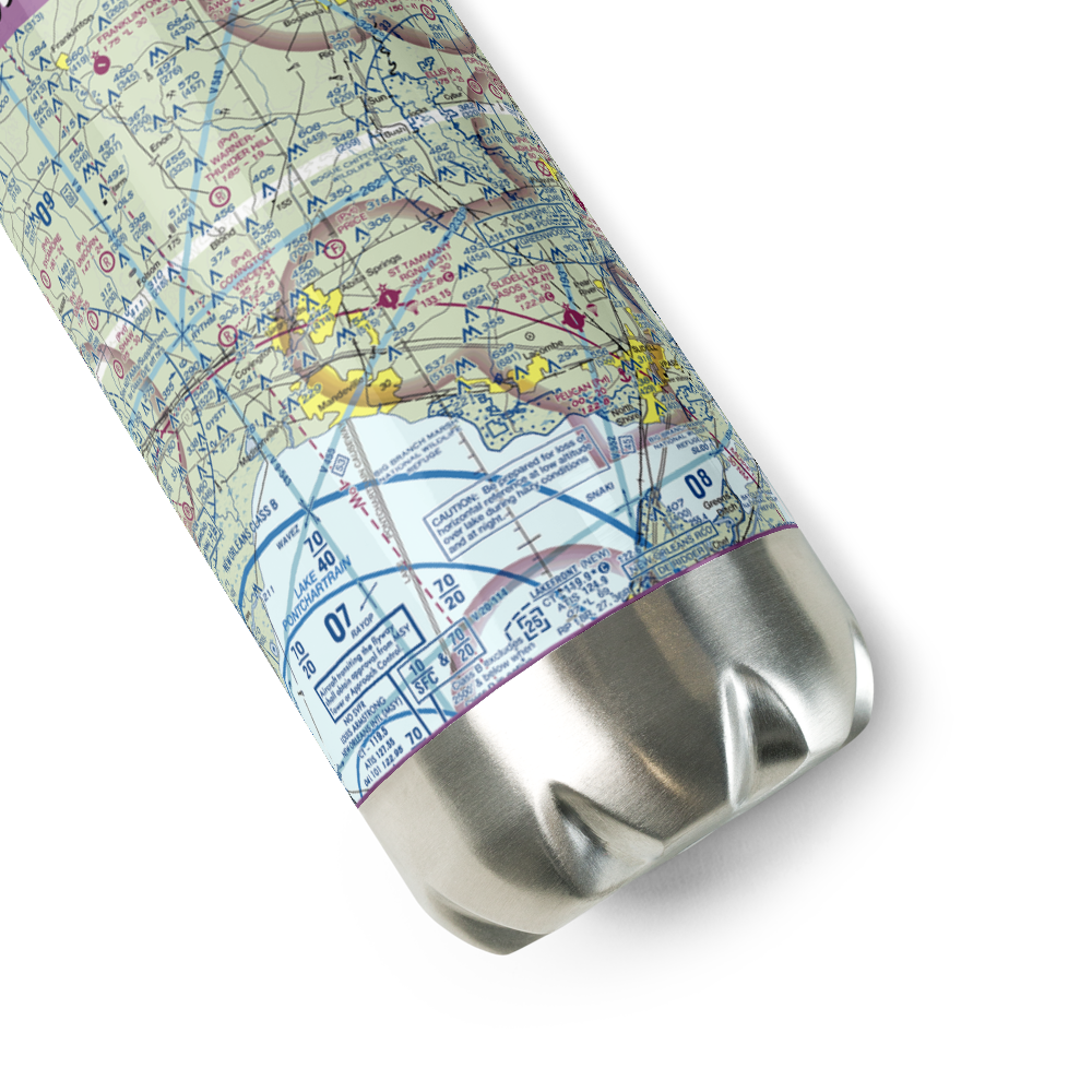 St. Tammany Regional Airport (L31) VFR Sectional Water Bottle 