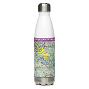 Louisiana Regional Airport (REG) VFR Sectional Water Bottle