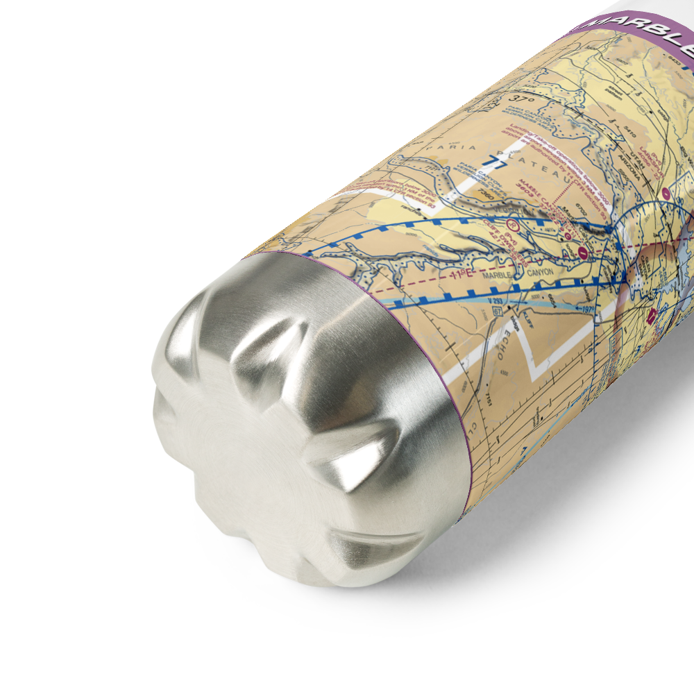 Marble Canyon Airport (L41) VFR Sectional Water Bottle 