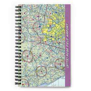 Rose Field Airport (87TE) VFR Sectional Notebook