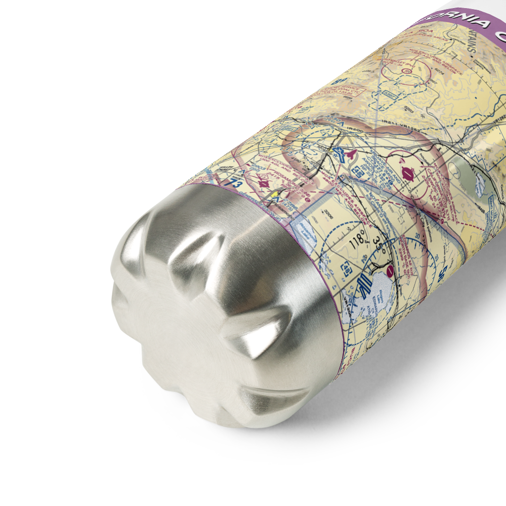 California City Municipal Airport (L71) VFR Sectional Water Bottle 