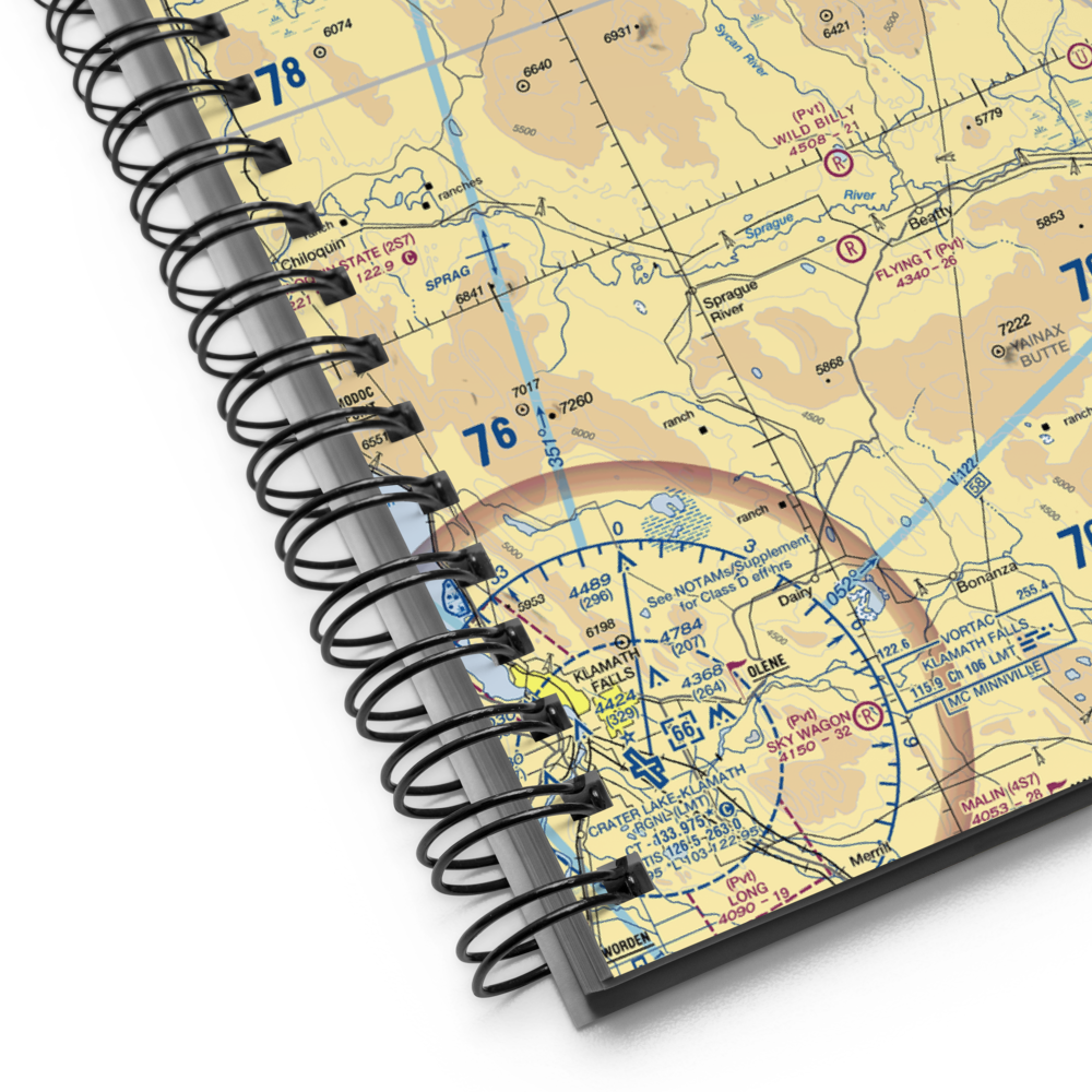 Moondance Ranch Airport (87OR) VFR Sectional Notebook 