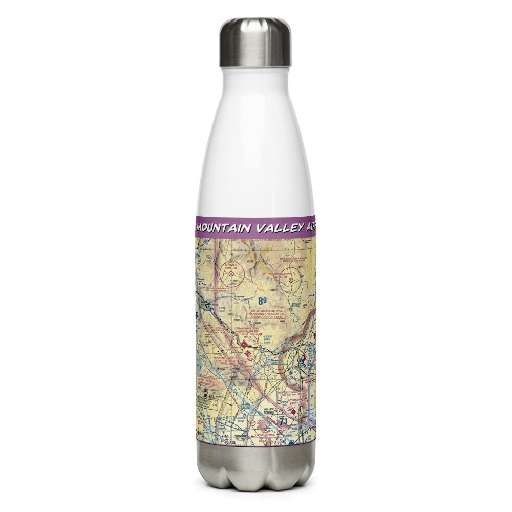 Mountain Valley Airport (L94) VFR Sectional Water Bottle 