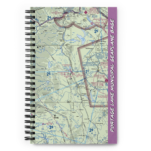 Portage Lake Municipal Seaplane Base (87B) VFR Sectional Notebook
