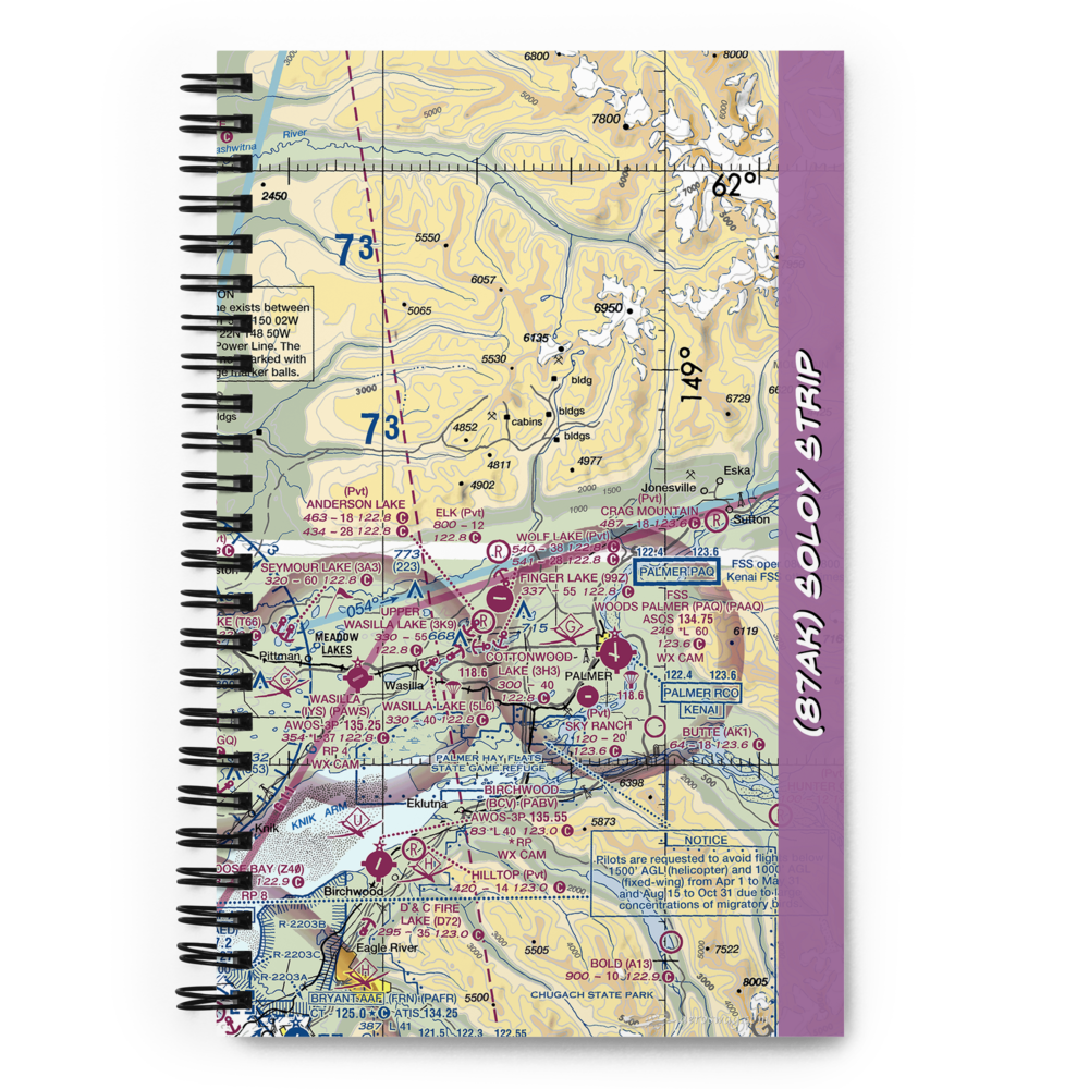 Soloy Strip (87AK) VFR Sectional Notebook 