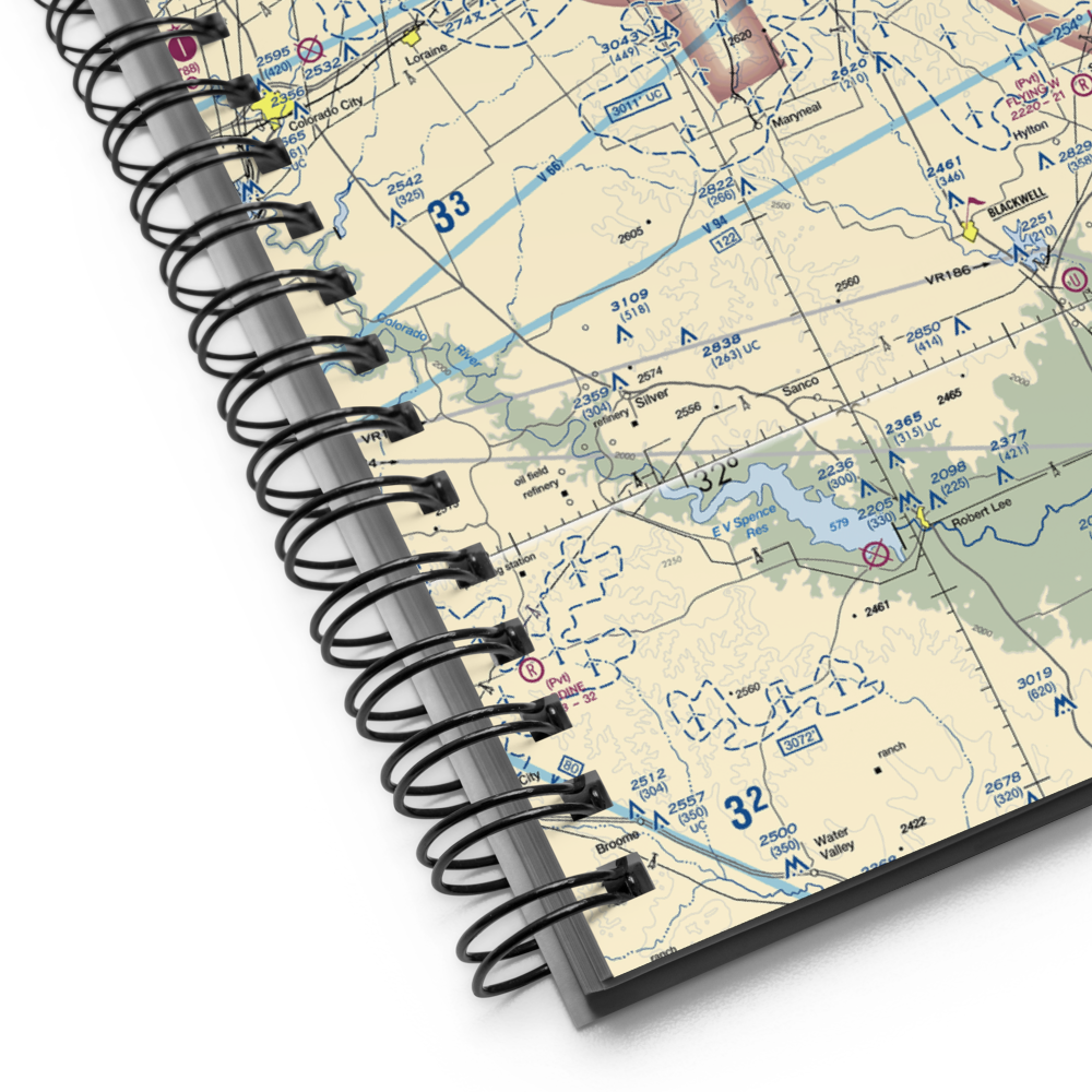 Gesin Ranches Airport (86XS) VFR Sectional Notebook 