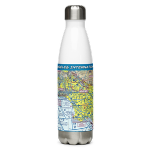 Los Angeles International Airport (LAX) VFR Sectional Water Bottle