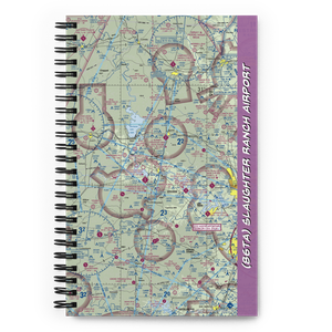 Slaughter Ranch Airport (86TA) VFR Sectional Notebook