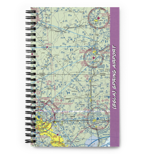 Spring Airport (86LA) VFR Sectional Notebook