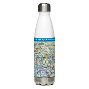 Lake Charles Regional Airport (LCH) VFR Sectional Water Bottle