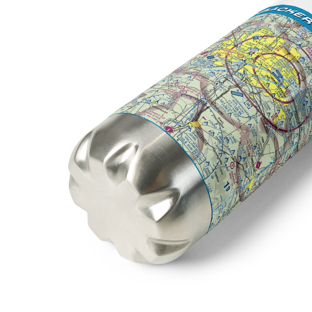 Rickenbacker International Airport (LCK) VFR Sectional Water Bottle 
