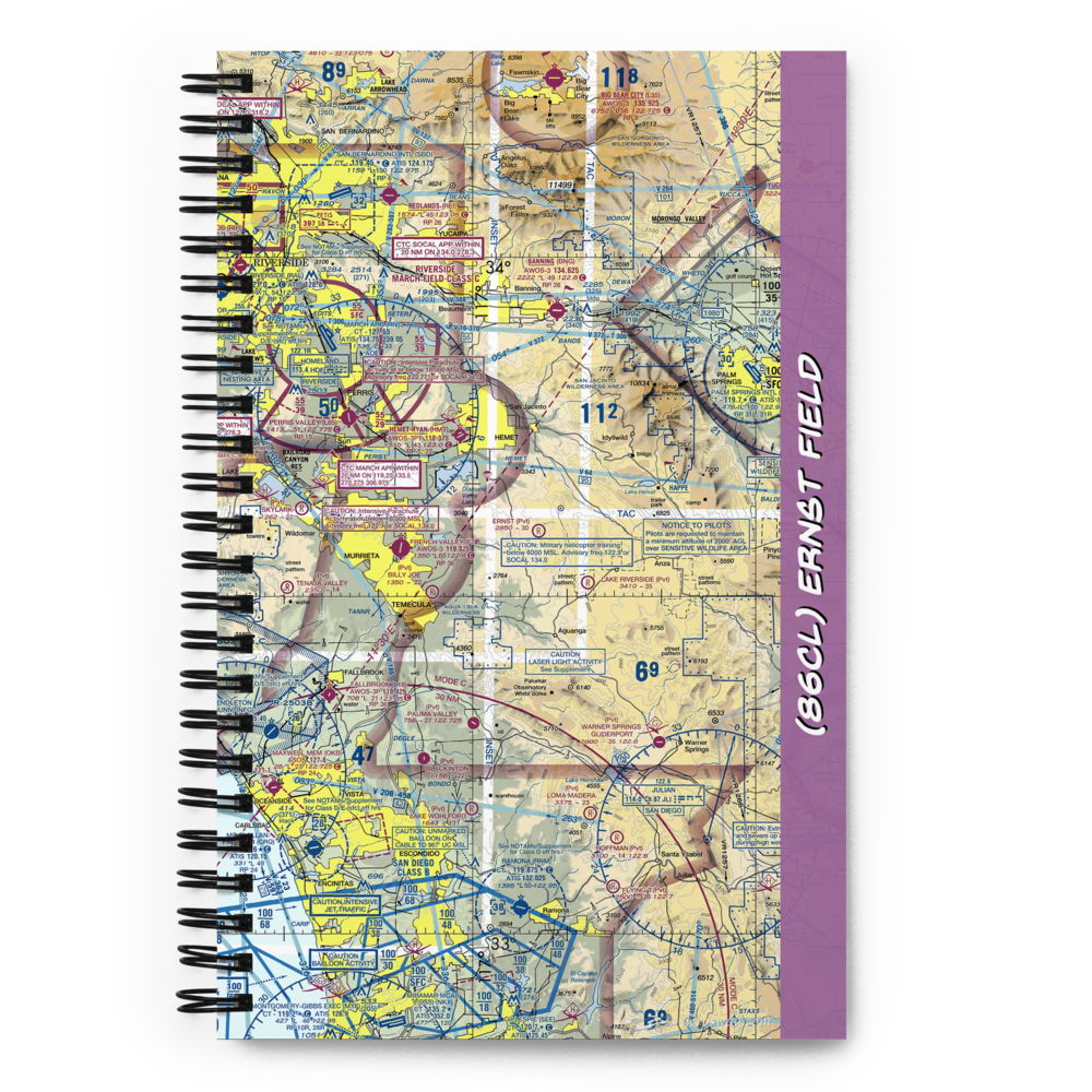 Ernst Field (86CL) VFR Sectional Notebook 