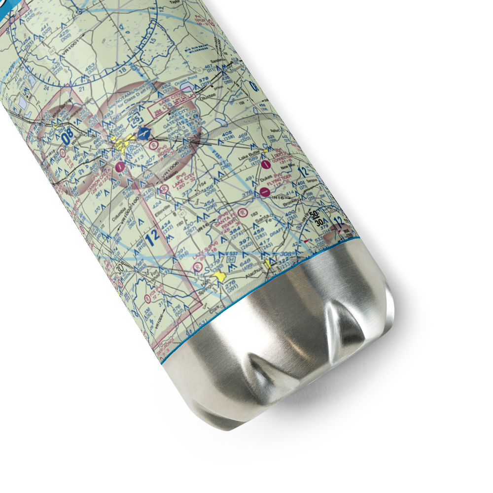Lake City Gateway Airport (LCQ) VFR Sectional Water Bottle 
