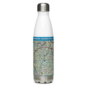 Lebanon Municipal Airport (LEB) VFR Sectional Water Bottle