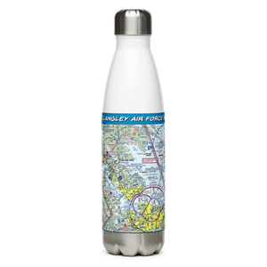 Langley Air Force Base (LFI) VFR Sectional Water Bottle