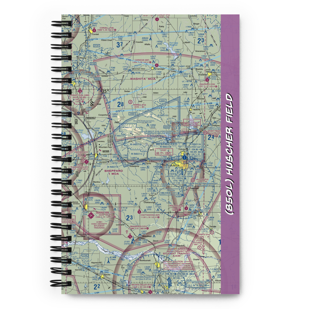 Huscher Field (85OL) VFR Sectional Notebook 