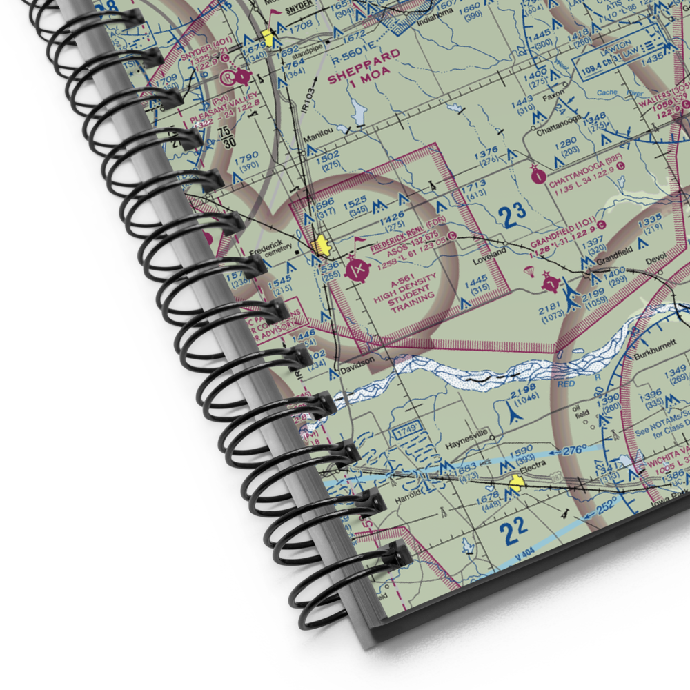 Huscher Field (85OL) VFR Sectional Notebook 