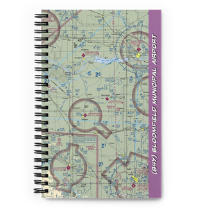 Bloomfield Municipal Airport (84Y) VFR Sectional Notebook