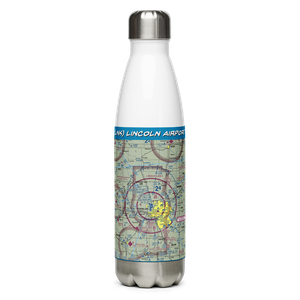 Lincoln Airport (LNK) VFR Sectional Water Bottle