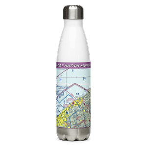 Willoughby Lost Nation Municipal Airport (LNN) VFR Sectional Water Bottle