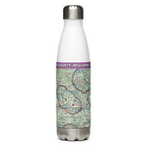 Tri-County Regional Airport (LNR) VFR Sectional Water Bottle