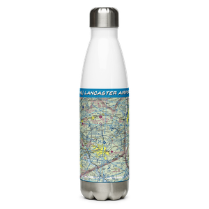Lancaster Airport (LNS) VFR Sectional Water Bottle