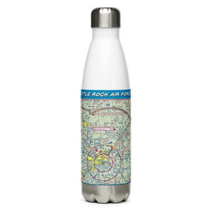 Little Rock Air Force Base (LRF) VFR Sectional Water Bottle