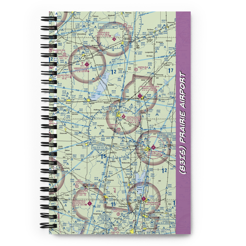 Prairie Airport (83IS) VFR Sectional Notebook 