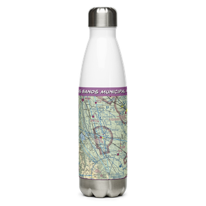 Los Banos Municipal Airport (LSN) VFR Sectional Water Bottle